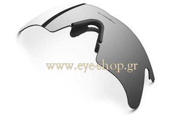 Occhiali Oakley M FRAME 3 - Μάσκα Heater 9058C 06-753 Black Iridium ασημί καθρέφτης (η μύτη δεν συμπεριλαμβάνεται)