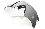 Occhiali da Sole Sport Oakley M-FRAME 3 - Μάσκα Heater 9058C 06-753 Black Iridium ασημί καθρέφτης (η μύτη δεν συμπεριλαμβάνεται) size 0