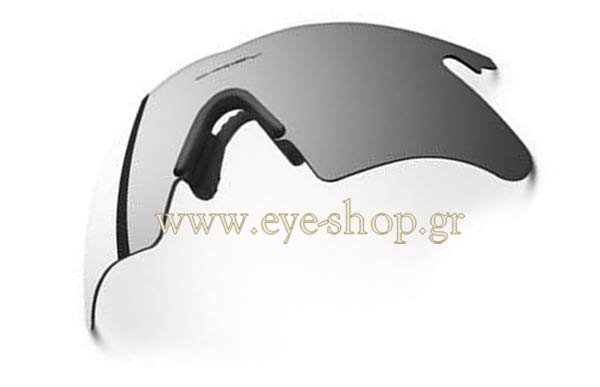 Oakley modello M FRAME di colore 3 - Μάσκα Heater 9058C 06-753 Black Iridium ασημί καθρέφτης (η μύτη δεν συμπεριλαμβάνεται)