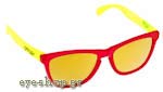 Occhiali da Sole Sport Oakley Frogskins-9013 24-287 Blacklight pink-yellow-24k size 55