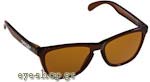 Occhiali da Sole Sport Oakley Frogskins-9013 24-303 Rootbeer bronze size 55