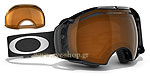 Occhiali da Sole Maschere da sci Oakley AirBrake-7037-Snow 57-669 Jet Black/Black Iridium - Persimmon size 0