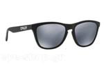 Occhiali da Sole Sport Oakley Frogskins-9013 24-297 Black iridium polarized size 55