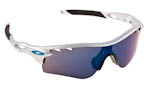 Occhiali da Sole Sport Oakley Radarlock 9181 03 ice iridium-persimmon size 0