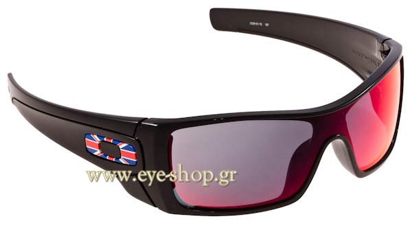 Occhiali Oakley BATWOLF 9101 12 UK positive Red Iridium