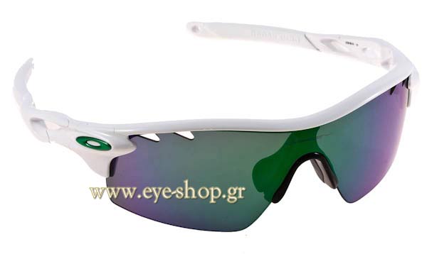 Occhiali Oakley Radarlock 9182 03 Polished White Jade Iridium - Yellow