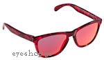 Occhiali da Sole Sport Oakley Frogskins-9013 24-311 Acid Tortoise Pink - Ruby Iridium size 55