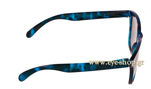 Oakley modello Frogskins 9013 di colore 24-309 Acid Tortoise Blue - Blue Iridium