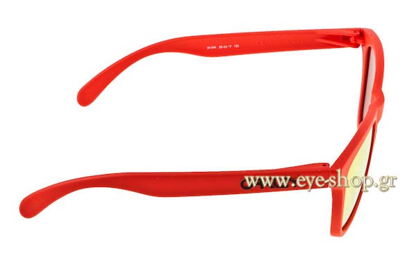 Oakley modello Frogskins 9013 di colore 24-344 Mesa Orange - Fire Iridium