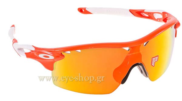 Occhiali Oakley Radarlock XL 9170 02 Fire Iridium Polarized® Vented Blood Orange