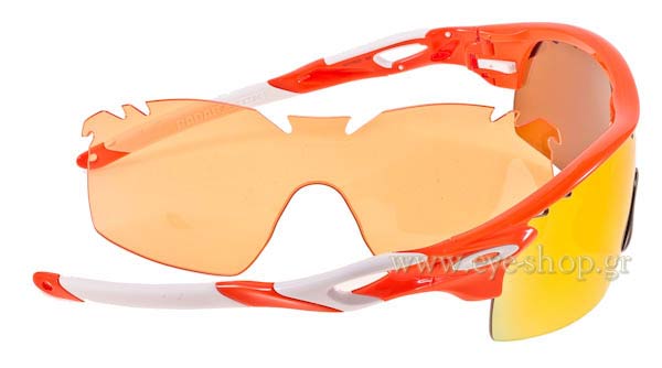 Oakley modello Radarlock di colore XL 9170 02 Fire Iridium Polarized® Vented Blood Orange