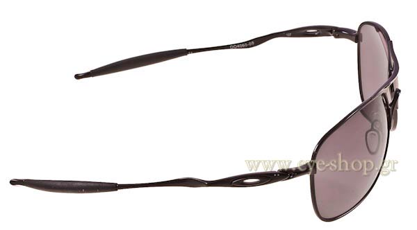 Oakley modello Crosshair 4060 di colore 05 Polished Black - Warm Grey
