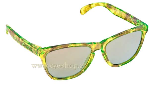 Occhiali Oakley Frogskins 9013 24-310 Acid Tortoise Green-Emerald Iridium