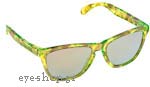 Occhiali da Sole Sport Oakley Frogskins-9013 24-310 Acid Tortoise Green-Emerald Iridium size 55