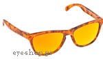Occhiali da Sole Unisex Oakley Frogskins-9013 24-312 Acid Tortoise Orange Fire Iridium size 55