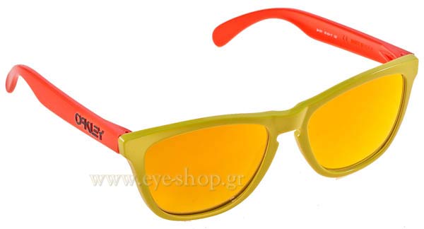 Occhiali Oakley Frogskins 9013 24-361 Aquatique Lagoon Fire Iridium