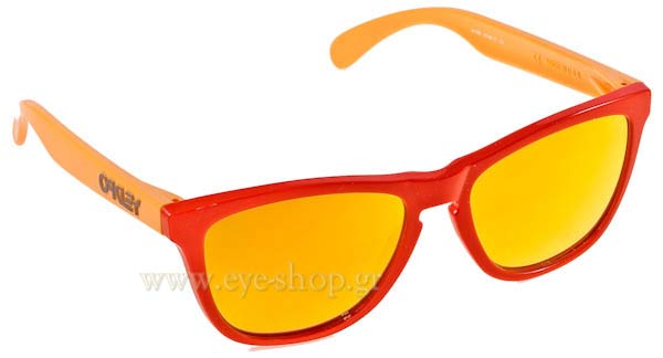Occhiali Oakley Frogskins 9013 24-359 Aquatique Hotspot Fire Iridium