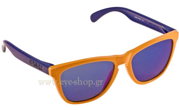 Occhiali Oakley Frogskins 9013 24-362 Aquatique Drop Off blue Iridium