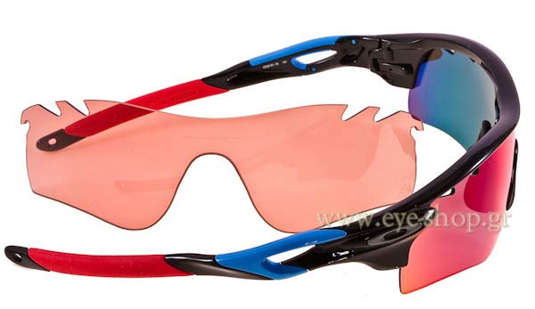 Oakley modello Radarlock di colore Path 9181 18 Tour De France Positive Red Iridium