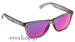 Occhiali da Sole Sport Oakley Frogskins-9013 03-289 Crystal Black - Positive Red iridium size 55