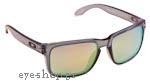 Occhiali da Sole Sport Oakley Holbrook-9102 46 Crystal Black - Emerald Iridium size 55