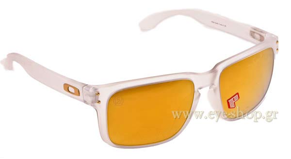 Occhiali Oakley Holbrook 9102 42 Polarized Gold Series shaun White - Clear- 24kGold Iridium