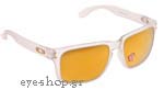 Occhiali da Sole Sport Oakley Holbrook-9102 42 Polarized Gold Series shaun White - Clear- 24kGold Iridium size 55