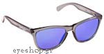 Occhiali da Sole Sport Oakley Frogskins-9013 03-290 Crystal Black - Violet Iridium size 55