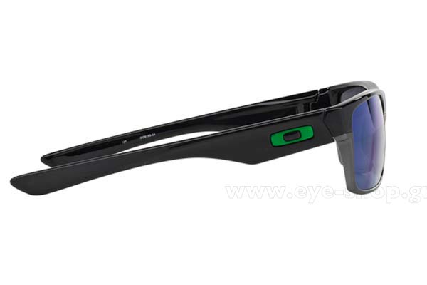 Oakley modello TwoFace 9189 di colore 04 Black - Jade Iridium