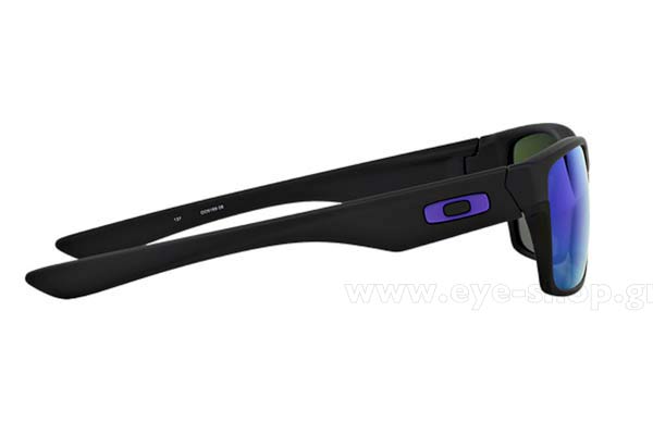 Oakley modello TwoFace 9189 di colore 08 Matte Black - Violet Iridium