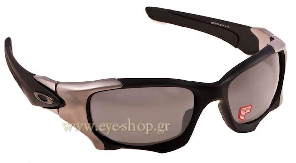 Occhiali Oakley PIT BOSS II 9137 9137 01 silver mirror polarized High Definition