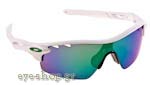 Occhiali da Sole Sport Oakley Radarlock Pitch 9182 11 White Jade Iridium size 0