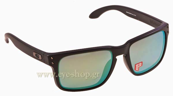 Occhiali Oakley Holbrook 9102 50  Emerald Iridium Polarized