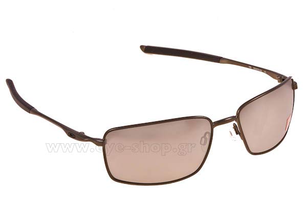 Occhiali Oakley Square Wire 4075 4075 08 Carbon-Chrome Iridium Polarized
