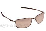Occhiali da Sole Sport Oakley Square-Wire-4075 4075 08 Carbon-Chrome Iridium Polarized size 60