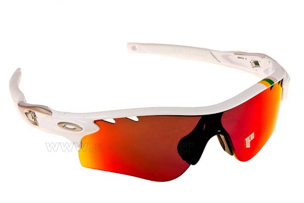 Occhiali Oakley Radarlock Path 9181 32 Vented OO Red iridium Polarized