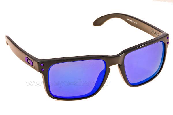 Occhiali Oakley Holbrook 9102 76 Dark Grey - Violet Iridium