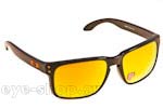 Occhiali da Sole Uomo Oakley Holbrook-9102 74 Fire Iridium Polarized size 55