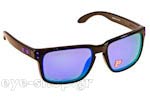 Occhiali da Sole Sport Oakley Holbrook-9102 67 Violet Iridium Polarized size 55