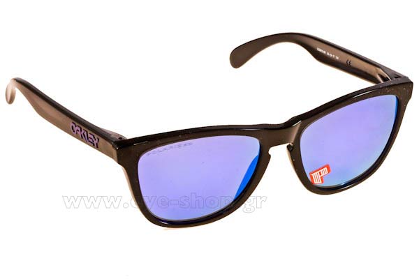 Occhiali Oakley Frogskins 9013 09 Violet Iridium Polarized