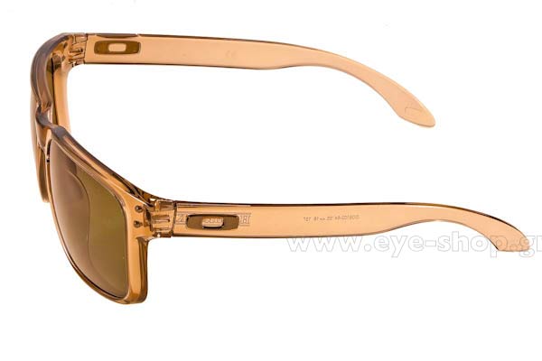 Oakley modello Holbrook 9102 di colore 64 Sepia Dark Grey