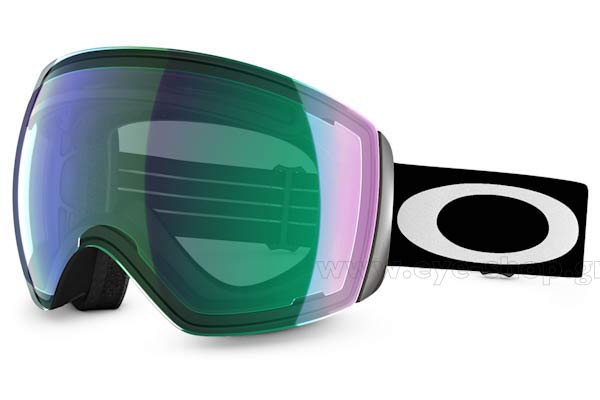 Oakley modello Flight Deck 7050 di colore 02 PRIZM™ FLIGHT DECK™ Jade iridium
