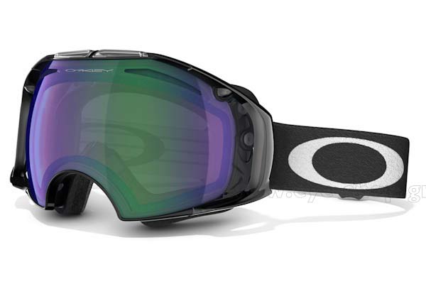 Oakley modello AirBrake 7037 Snow di colore 59-734 PRIZM® AIRBRAKE™ SNOW IG.BLK