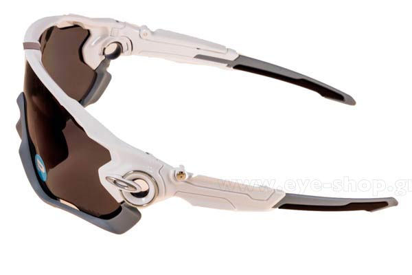 Oakley modello JAWBREAKER 9290 di colore 06 White grey polarized