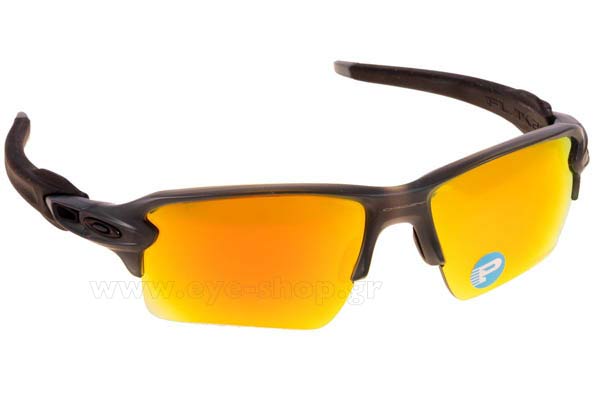 Occhiali Oakley 9188 FLAK 2.0 XL 10 Grey smoke F Irid Polarized