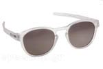 Occhiali da Sole Uomo Oakley 9265-LATCH 04 Mt Clear Black Iridium size 53