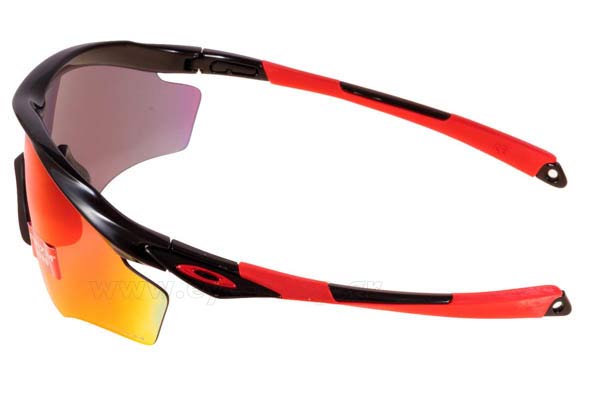 Oakley modello M2Frame XL 9343 di colore 08 Polished Black Prizm road