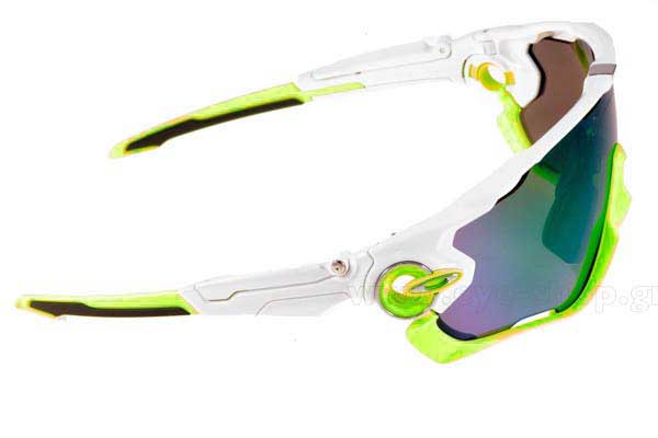 Oakley modello JAWBREAKER 9290 di colore 03 Polished White Jade Iridium
