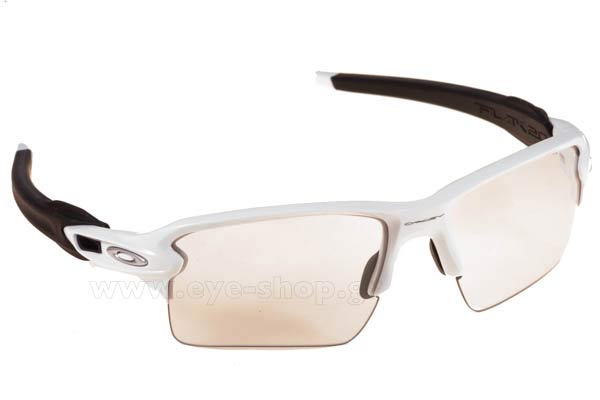 Occhiali Oakley 9188 FLAK 2.0 XL 51 Pol White Clear Black Iridium Photochromic