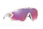 Occhiali da Sole Sport Oakley JAWBREAKER-9290 18 White Prizm Road Tour De France size 31